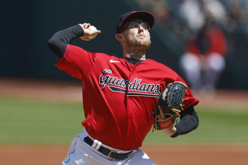 Guardians' Bibee strikes out 8 vs Rockies, wins MLB debut