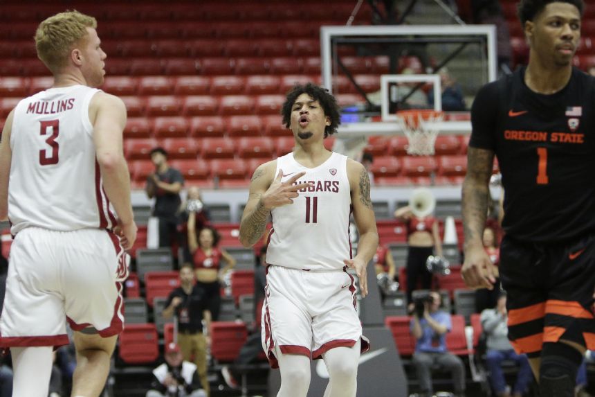 Gueye, Rodman lead Washington State over Oregon State 80-62