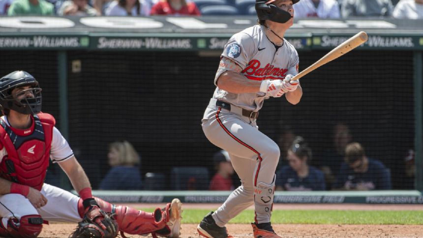 Gunnar Henderson and Adley Rutschman combine for 5 RBIs as Orioles beat MLB-leading Guardians 9-5