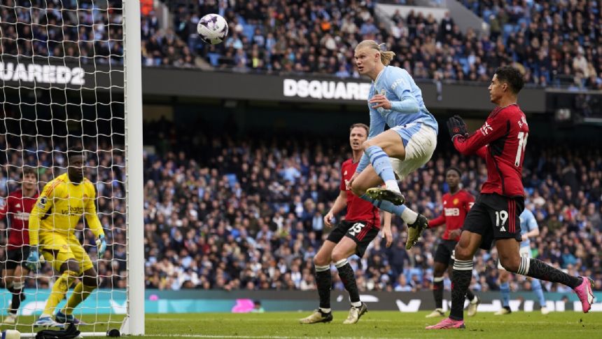 Haaland produces the miss of the season in the Manchester derby