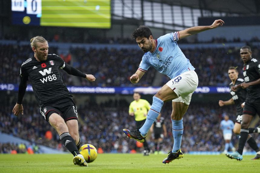 Haaland sends Man City top with late winner against Fulham