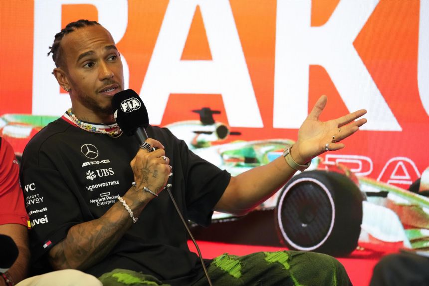 Hamilton excited for new-look F1 sprint race in Azerbaijan