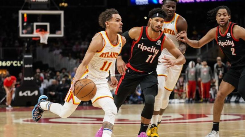 Hawks' Trae Young drops 46 points in win over Trail Blazers, has scored 93 points in last 24 hours