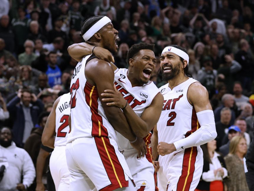 Heat, with another closing kick, reach Round 2 of playoffs