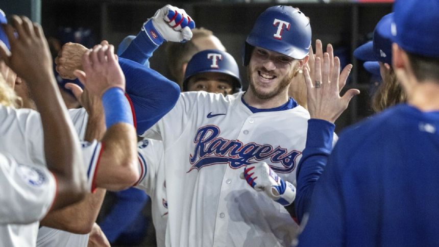 Heim, Taveras homer back-to-back to erase deficit in 4th as Rangers beat Red Sox 7-4