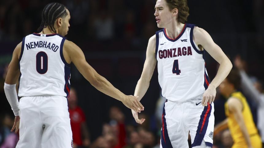Hickman scores 20 points and No. 17 Gonzaga beats San Francisco 89-77 in WCC semifinal