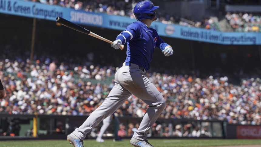 Ian Happ homers in 10th, Cubs snap 4-game skid with 5-3 win over Giants