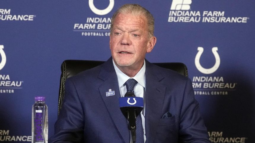 Indianapolis Colts owner Jim Irsay makes 1st trip to training camp since his December fall