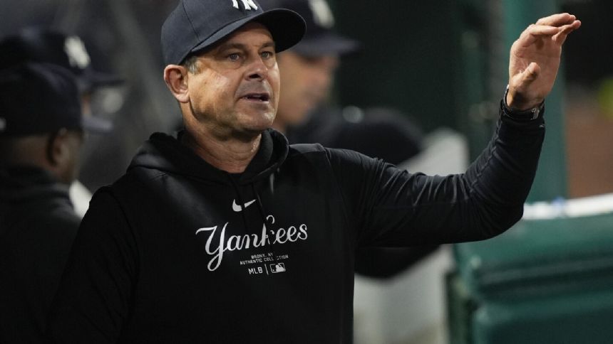 Infield fly and interference call looms large during 1st inning of Yankees-Angels game