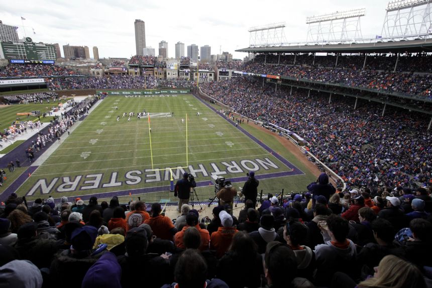 Iowa-Northwestern football game set for Wrigley in November