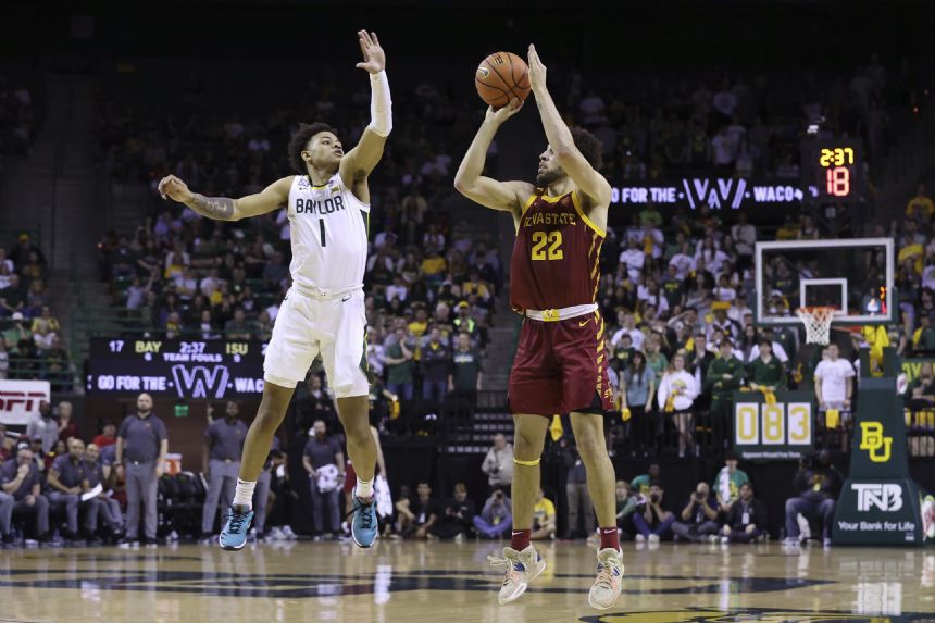 Iowa State ends 4-game skid with 73-58 win at No. 7 Baylor