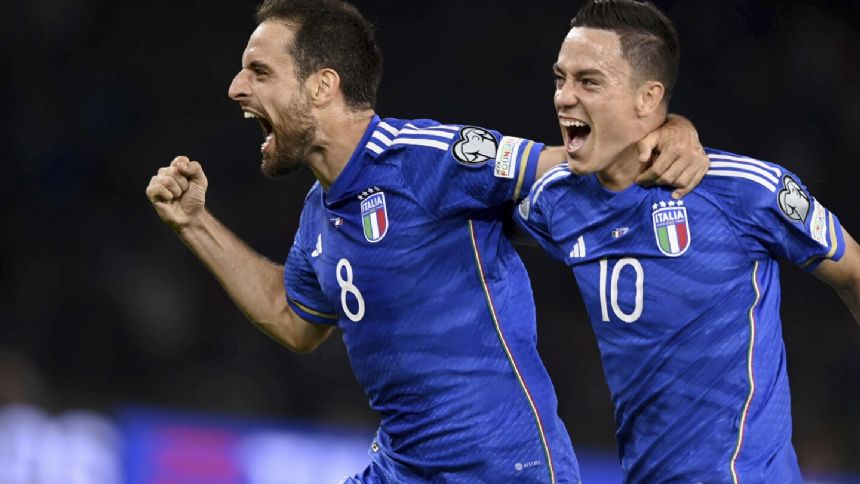 Italy puts scandal-ridden week behind it to beat Malta 4-0 in Euro 2024 qualifying