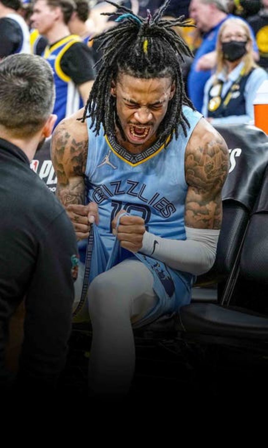 Ja Morant Injures Knee In Loss, Warriors Deny Ill Intent - Sunday, May ...