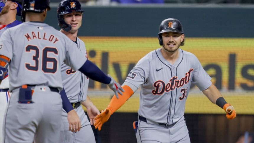 Jack Flaherty's strong start lifts Tigers over Rangers 3-1