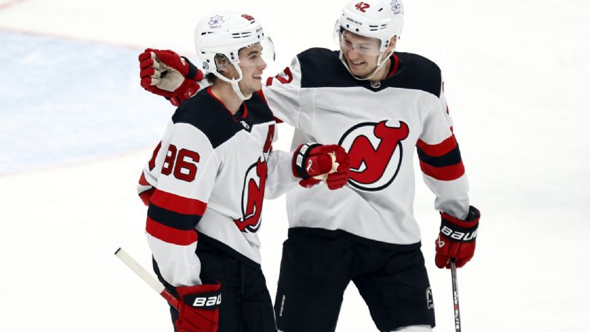 Jack Hughes scores hat trick, leads Devils over Blue Jackets 6-3