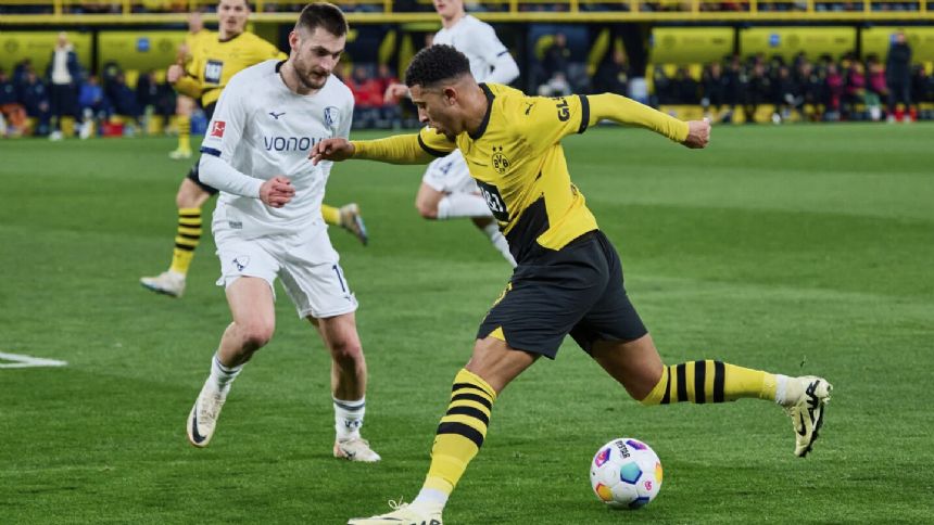 Jadon Sancho an injury doubt for Dortmund with muscle problem linked to long United absence