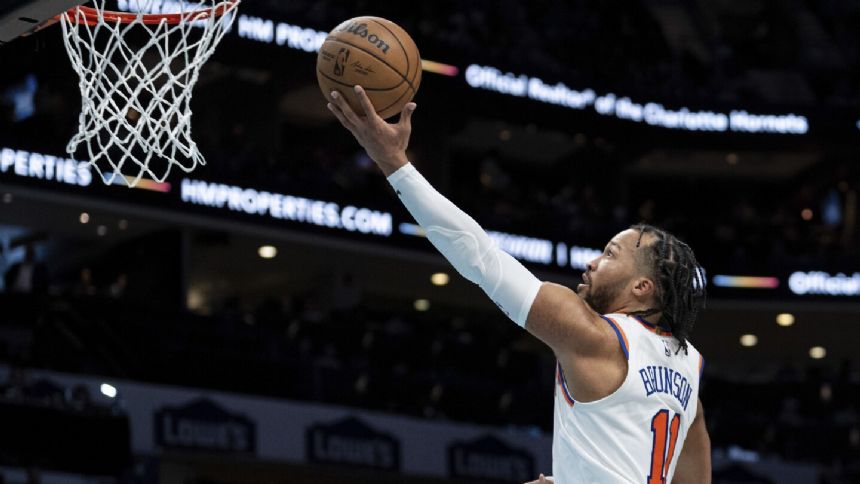 Jalen Brunson scores 32 points as Knicks beat Hornets 113-92 for 7th straight win