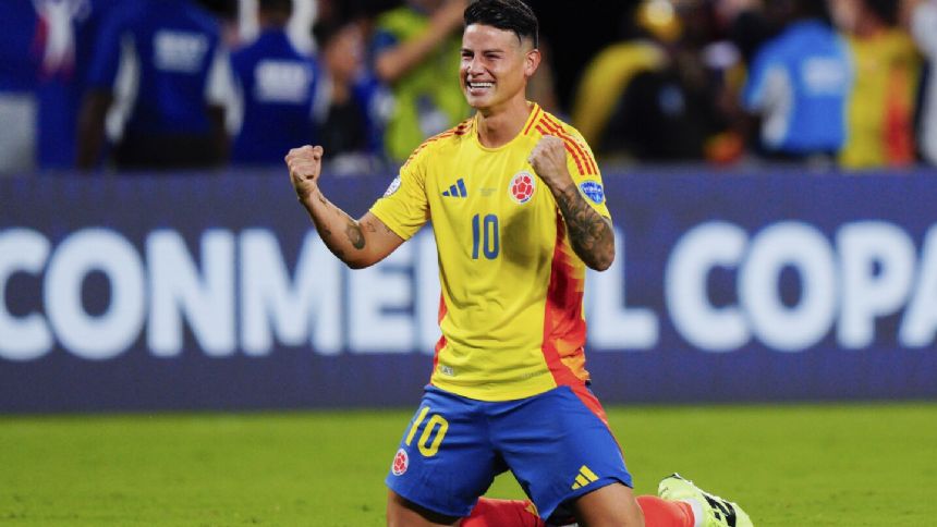 James Rodriguez is enjoying a stunning revival with Colombia at Copa America