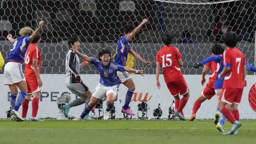 Japan defeats North Korea 2-1 to reach women's soccer tournament at the Paris Olympics