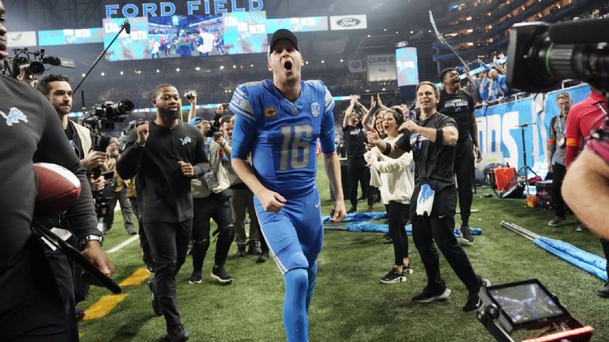 Jared Goff Leads Lions To First Playoff Win In 32 Years, 24-23 Over ...