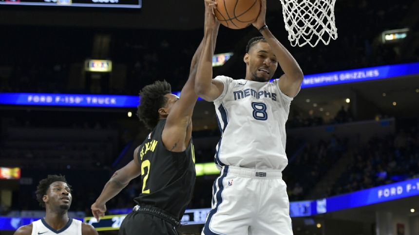 Jaren Jackson Jr. scores 20 as Grizzlies defeat Jazz 105-91 for their first home win this season