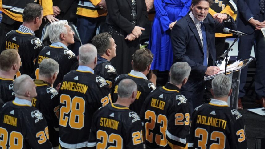 Jaromir Jagr's return to Pittsburgh ends with his No. 68 being retired - and catharsis