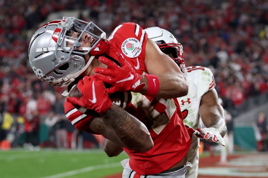 Jaxon SmithNjigba sets FBS bowl game, multiple Ohio State records with
