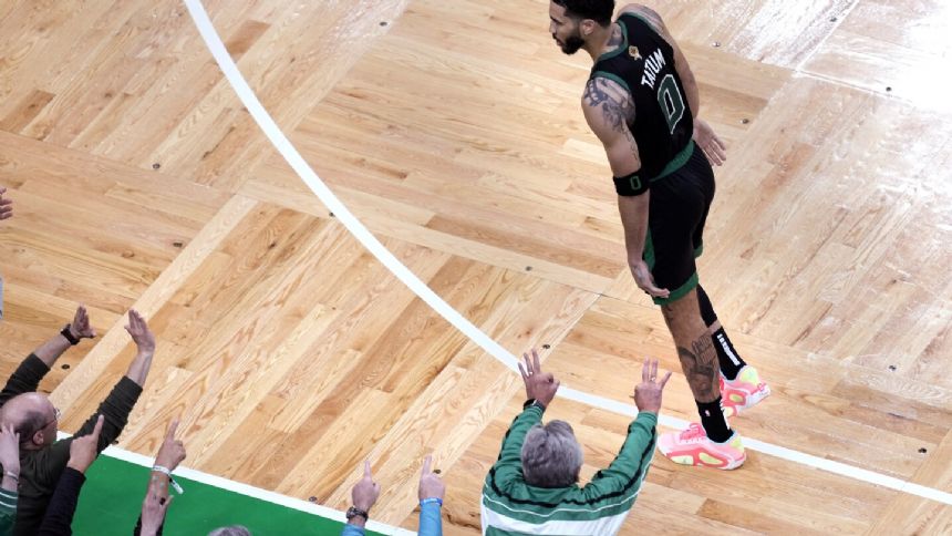 Jayson Tatum knows his shooting numbers aren't great. The Celtics control the NBA Finals anyway