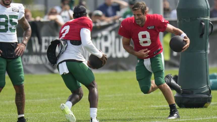 Jets coach Robert Saleh says his 'instinct' is to not play QB Aaron Rodgers during the preseason