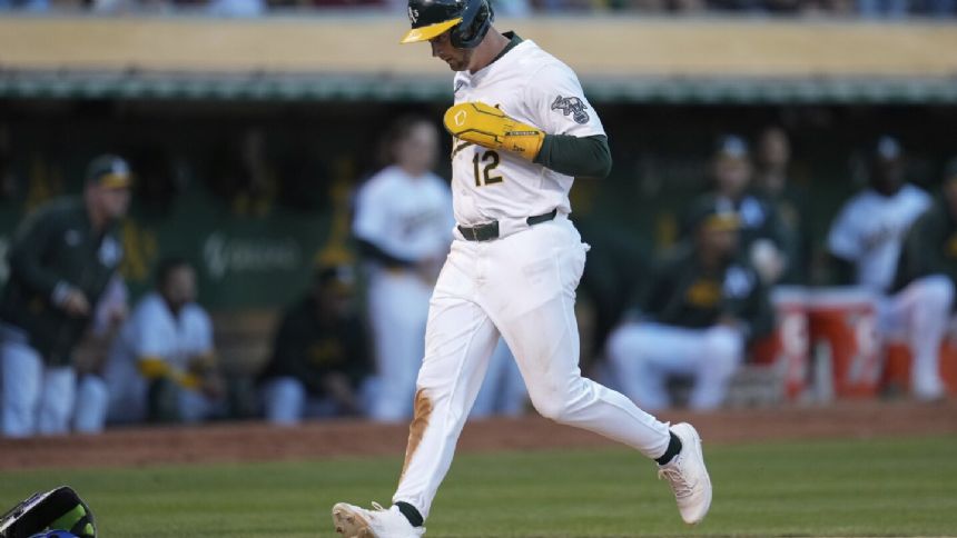 JJ Bleday hits leadoff homer in 9th to give the A's a 2-1 victory the Blue Jays