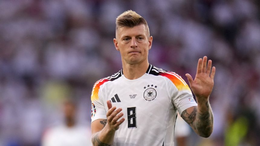 Job done. Kroos leaves the stage after returning to restore Germany's standing in world soccer