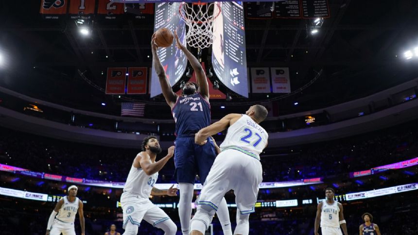 Joel Embiid scores 51 points as the Philadelphia 76ers beat the Minnesota Timberwolves 127-113