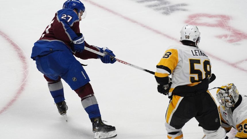 Jonathan Drouin scores in OT, as Avalanche rally past Penguins 5-4 for 9th straight win