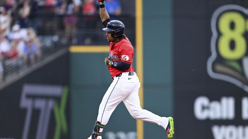 Jose Ramirez homers as AL Central-leading Guardians end 3-game slide with 5-4 win over Tigers