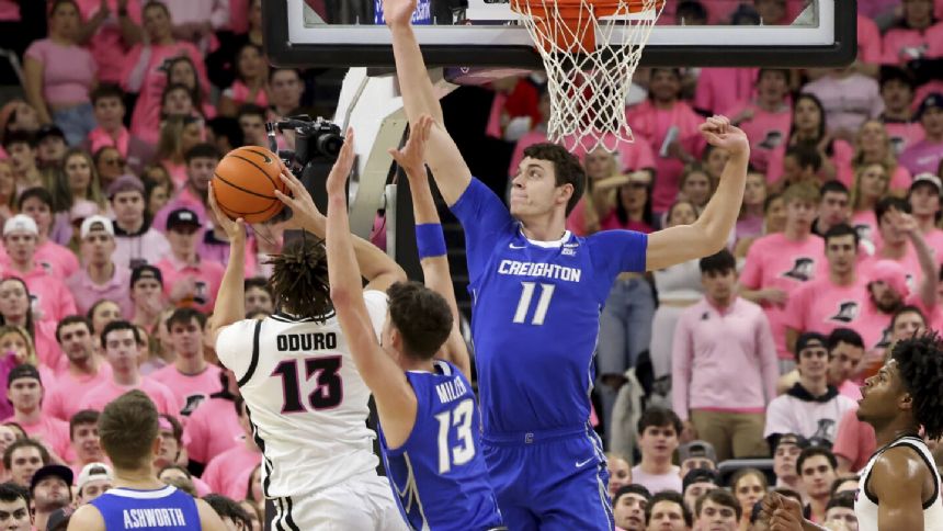 Josh Oduro scores 32 points, Providence rallies to beat No. 19 Creighton 91-87 in overtime