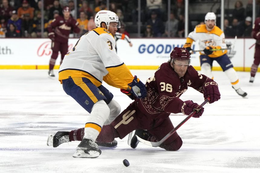 Josi scores twice, Predators beat Coyotes 6-2