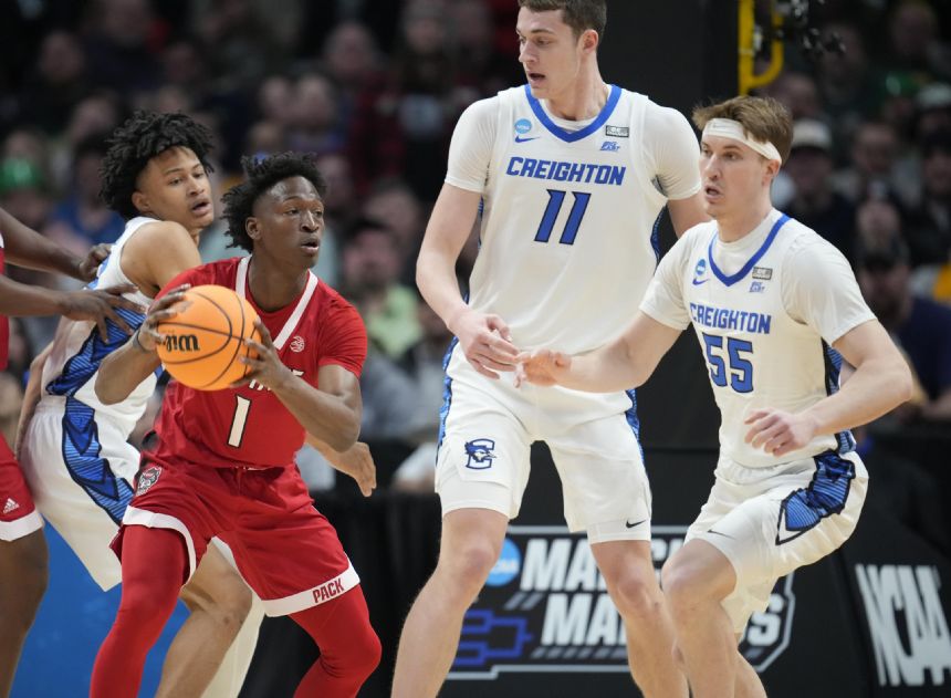 Kalkbrenner leads Creighton past NC State in March Madness