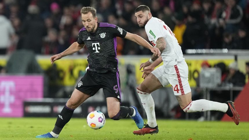 Kane scores again as Bayern back on top of the Bundesliga with 1-0 win over Cologne