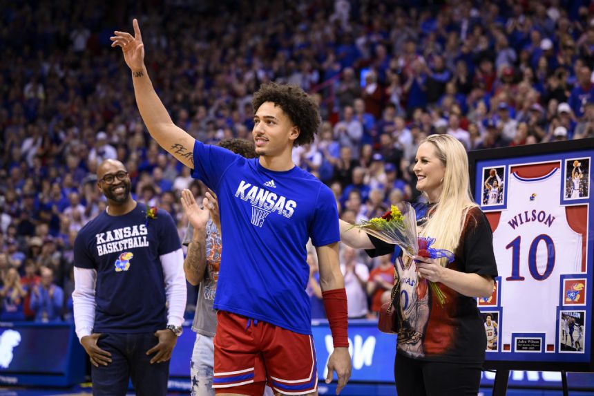 Kansas star Jalen Wilson named AP Big 12 player of the year