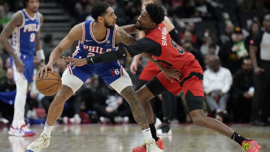 Kelly Oubre Jr. scores season-high 32 points, 76ers beat Raptors 135-120 to end 3-game skid