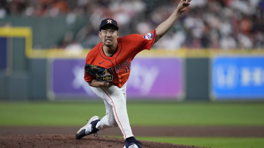 Kikuchi has 11 Ks in Houston debut, Astros beat Rays 3-2