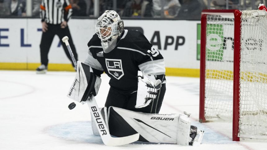 Kings hoping goaltender Cam Talbot can return to early form as Stanley Cup playoffs begin