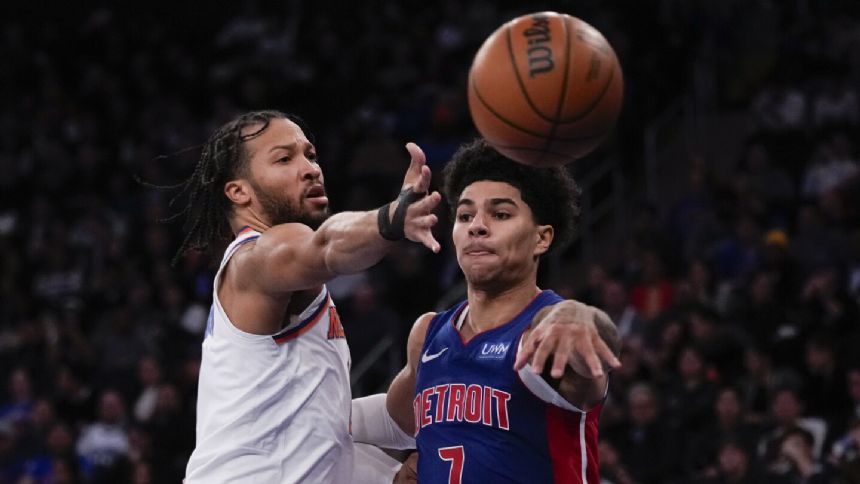 Knicks send Pistons to 16th straight loss, Hawks deal Spurs 13th consecutive defeat