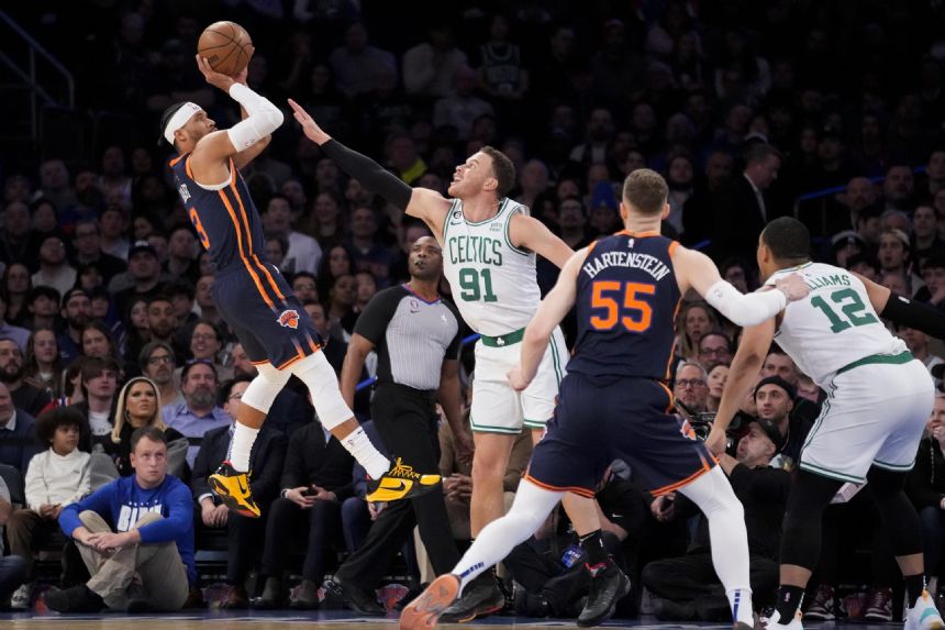 Knicks win 6th straight, drop Celtics from top spot in NBA