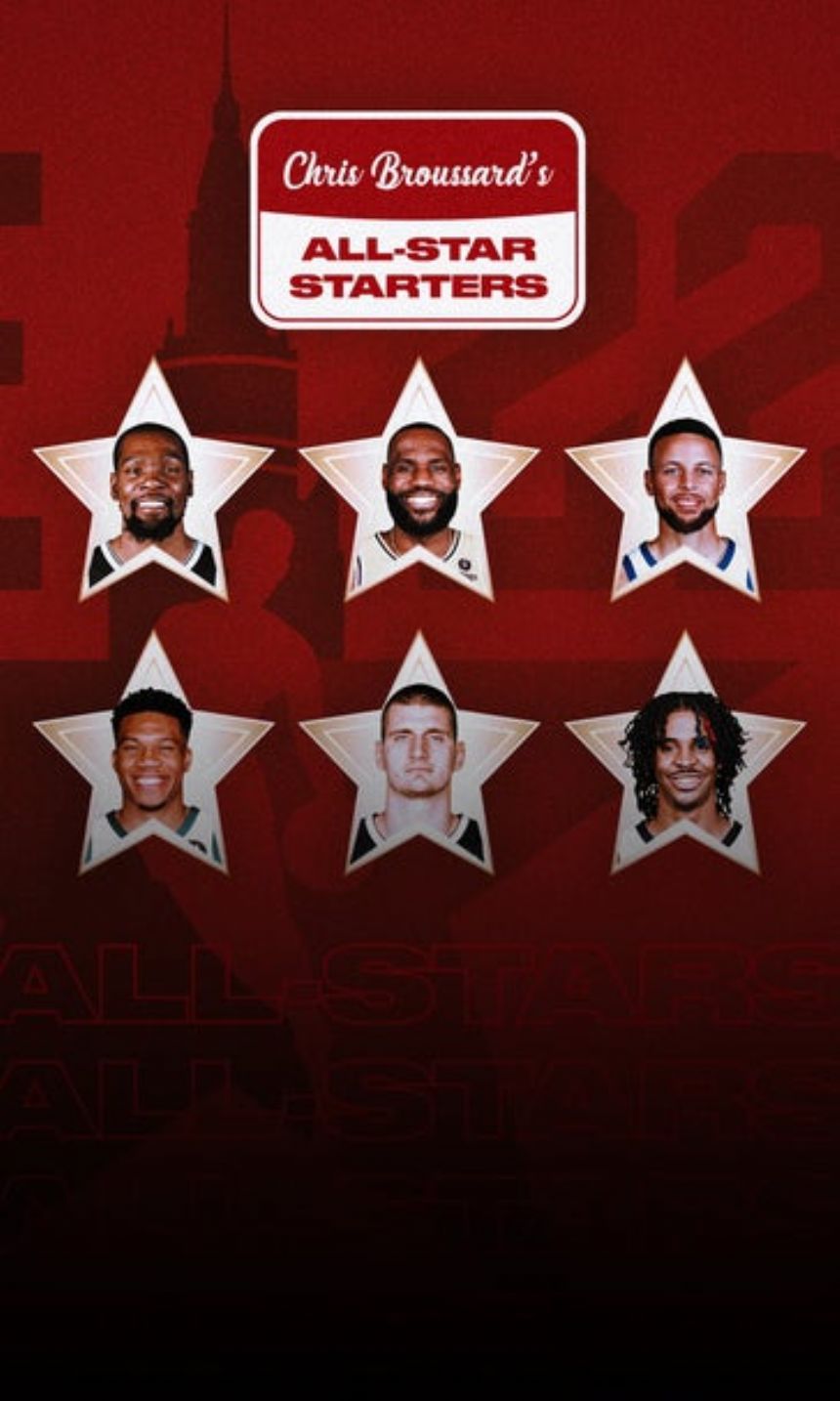 LeBron James, Stephen Curry highlight Chris Broussard's NBA All-Star starters
