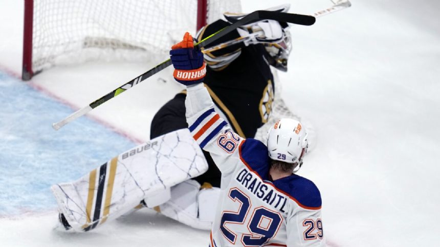 Leon Draisaitl's 2nd goal of the game fives Oilers 2-1 OT victory over Bruins