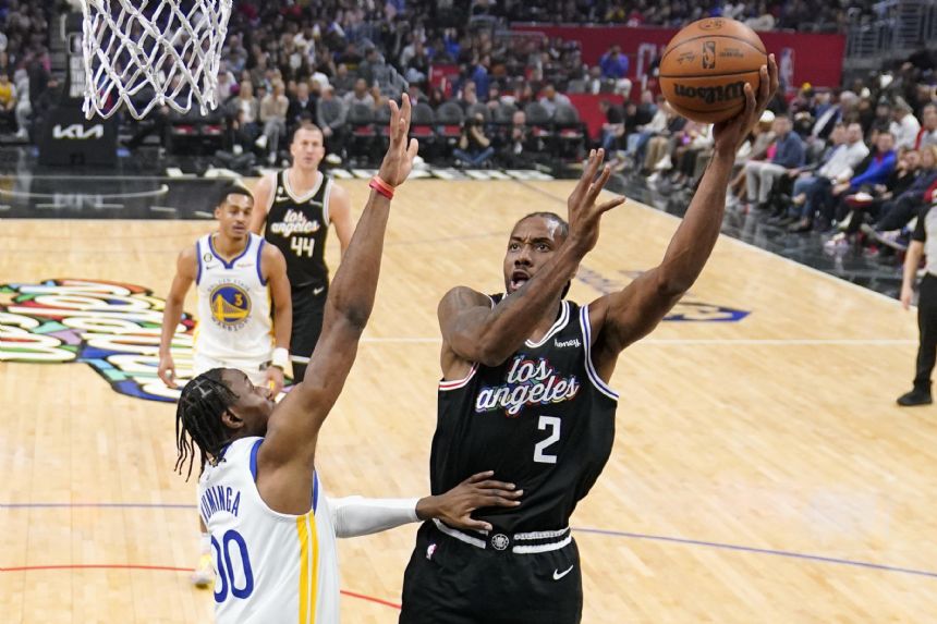 Leonard's 33 points lead Clippers over Warriors, 134-124