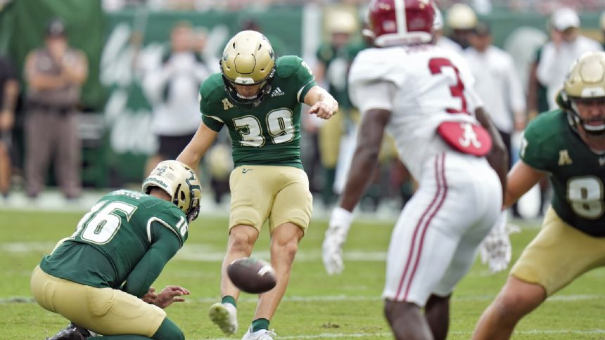 Lightning halts play with No. 10 Alabama trailing South Florida 3-0 in second quarter