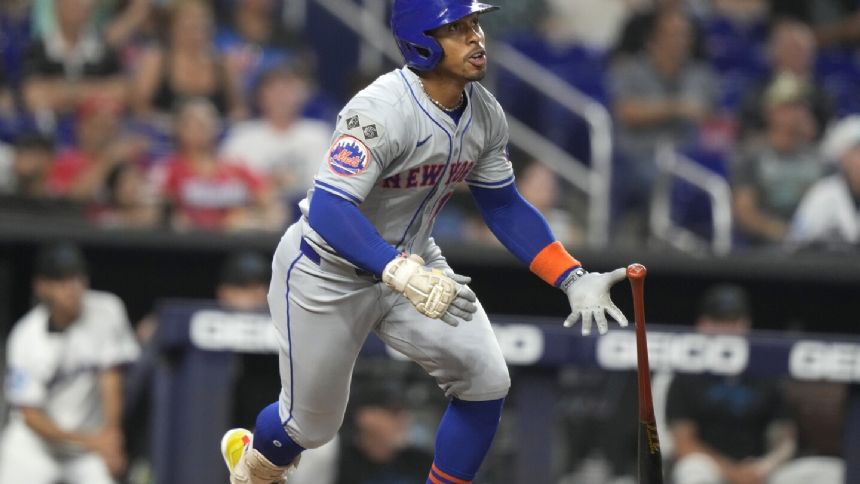 Lindor's 2 homers lead Mets to 6-4 win over Marlins and split of 4-game series