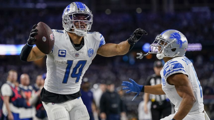 Lions returner Kalif Raymond out for playoff game; Lions TE LaPorta, Rams S Fuller both questionable